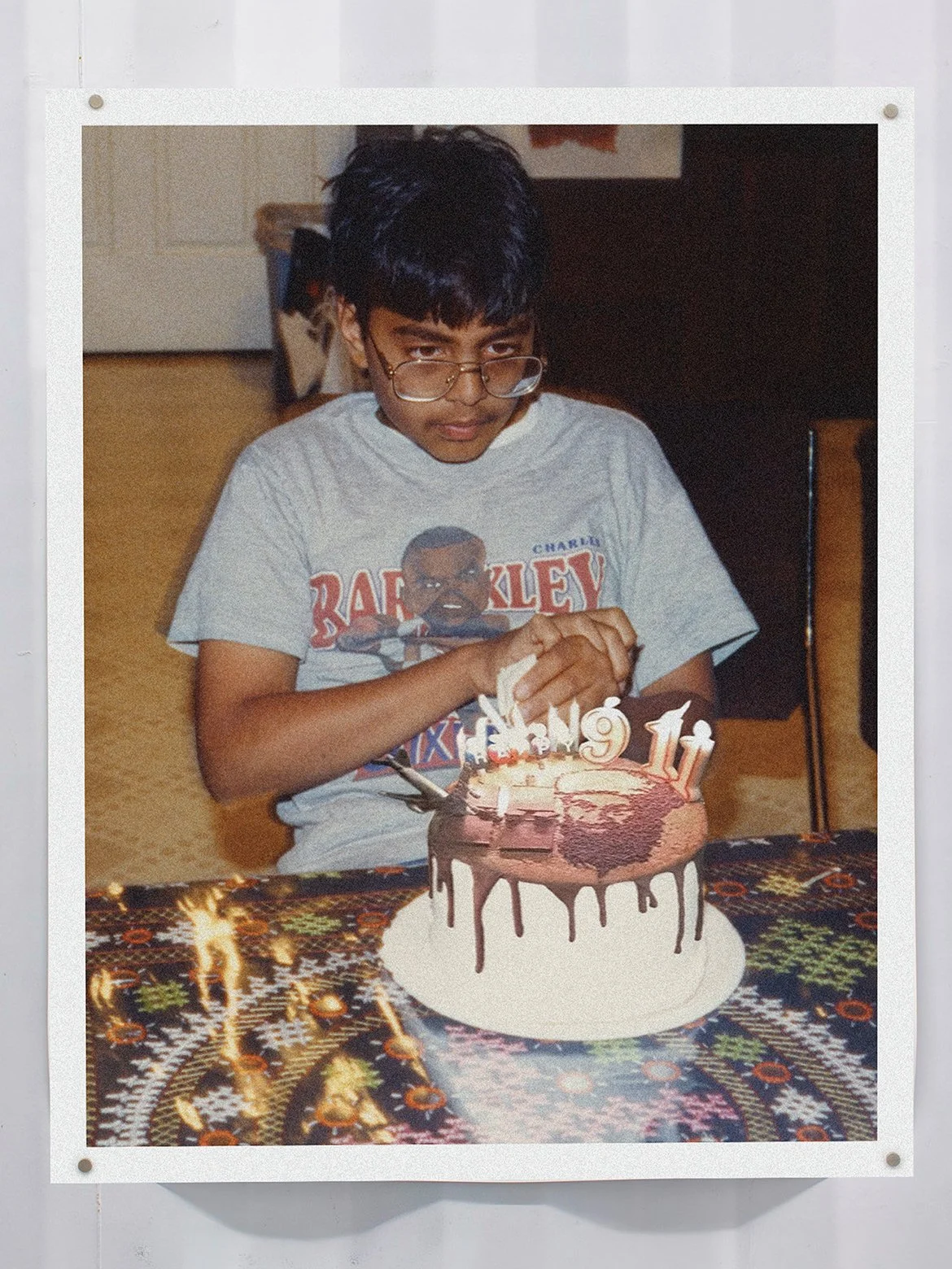 Chapter II: September 11, 2001
—
Blowback (self portrait)
(2021) Giclée print, 24”x30”