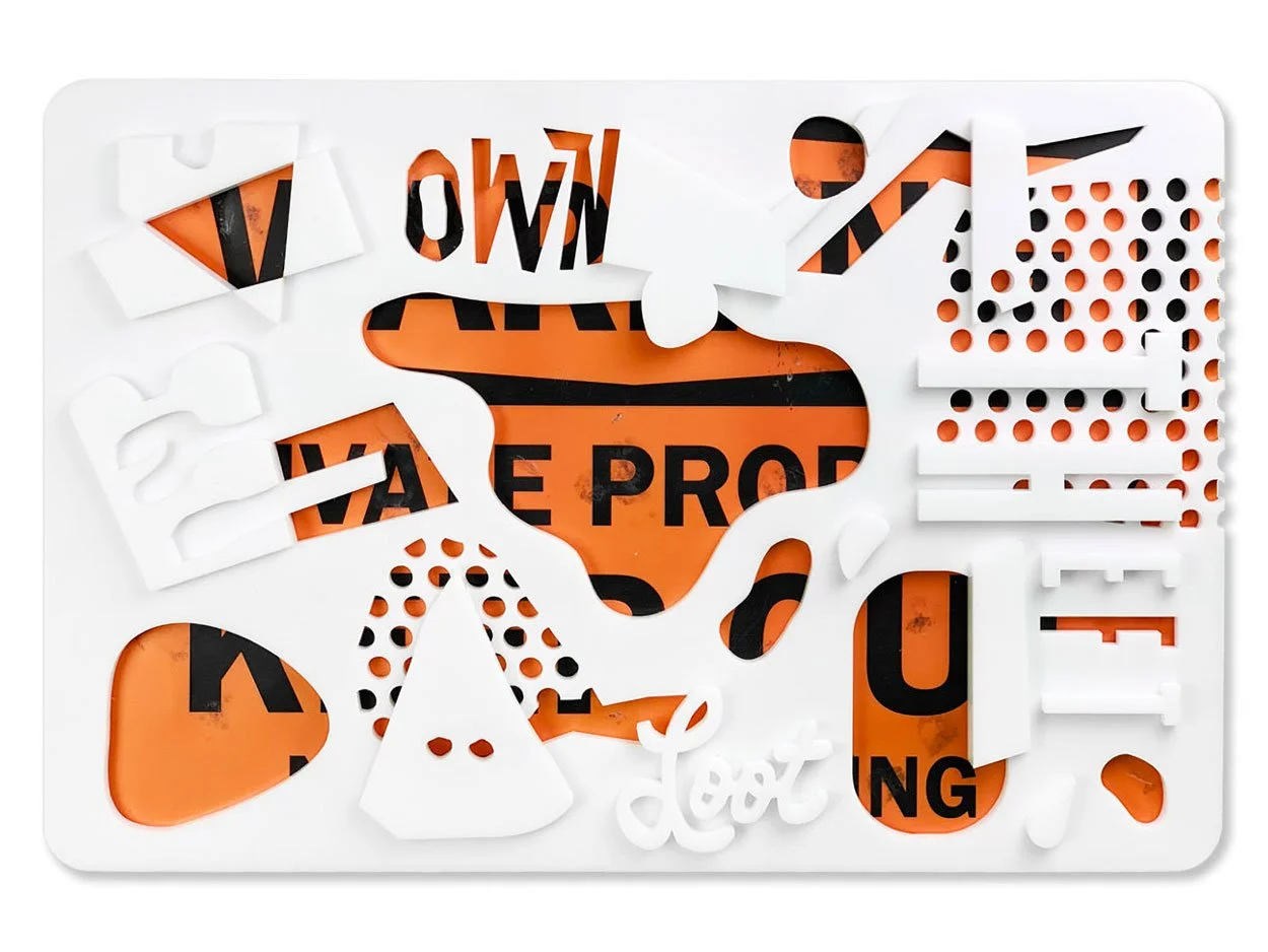 (2021) Acrylic on Found Private Property Sign