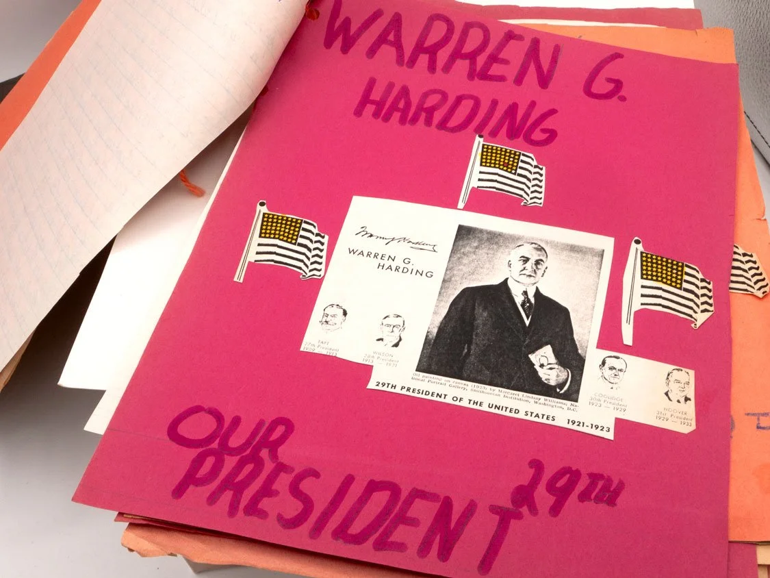 (1988)  Early Indoctrination . Book reports I was assigned to do in 4th grade on every US slave owner leader