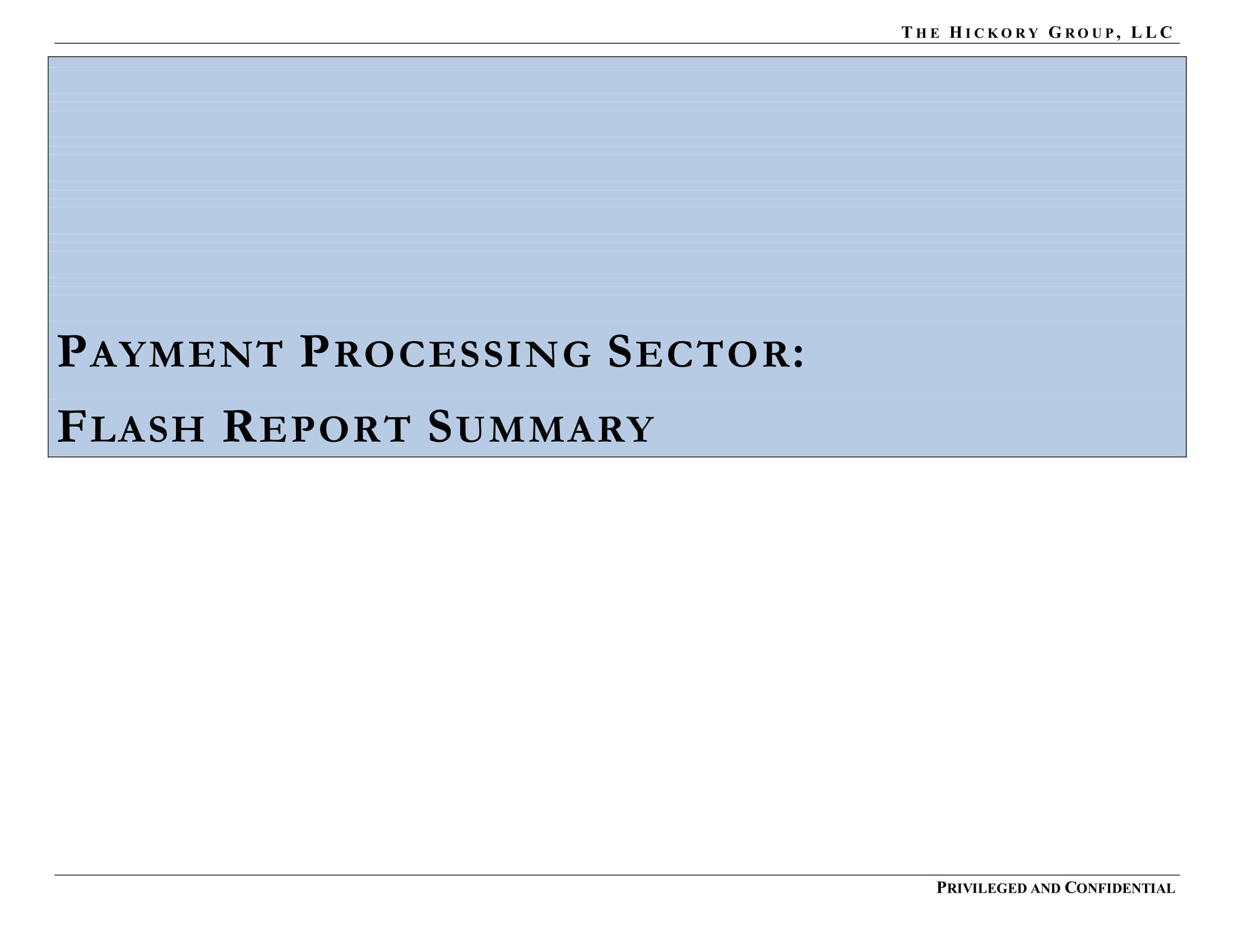 FINAL_THG FinTech Industry - Payment Processing Sector Flash Report (27 March 2019) Privileged & Confidential-03.jpg