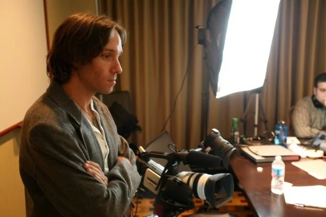 Chris Gavagan & sound mixer Bret Scheinfeld.
