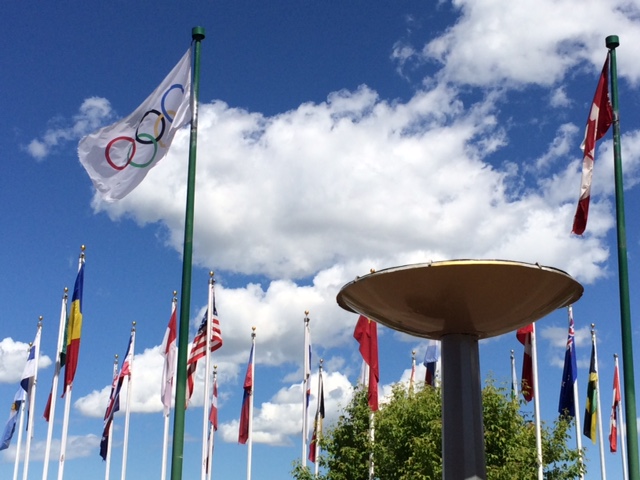 At Calgary Olympic Park