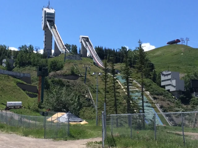 At Calgary Olympic Park