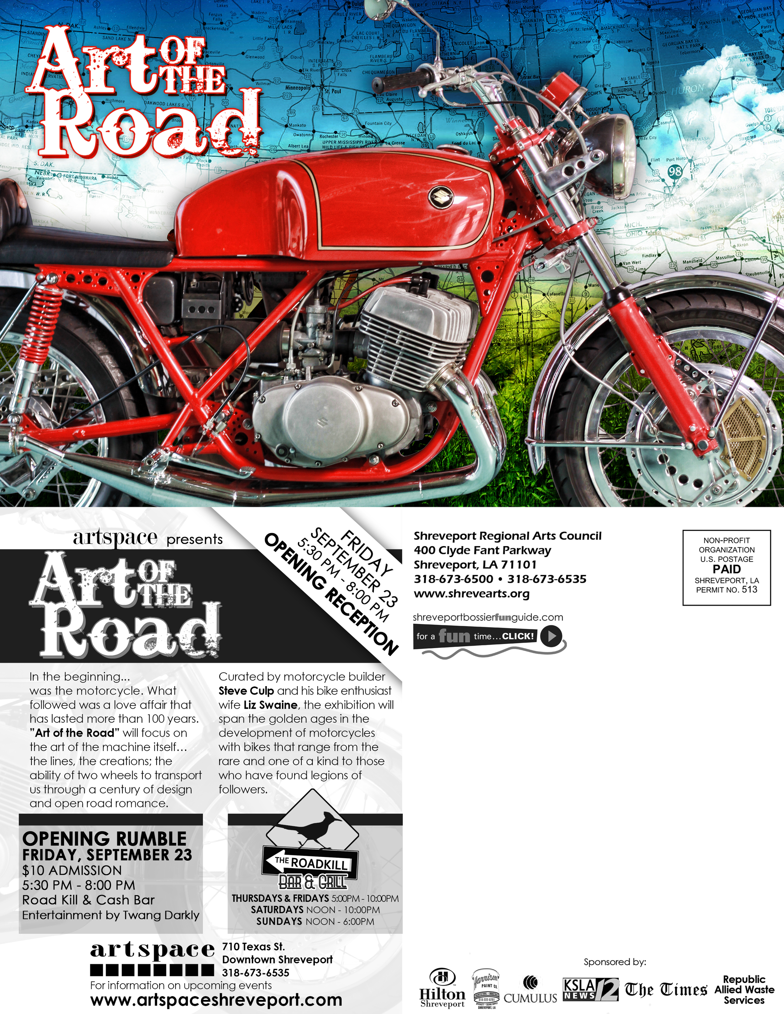 Art of the Road Invite Front/Back