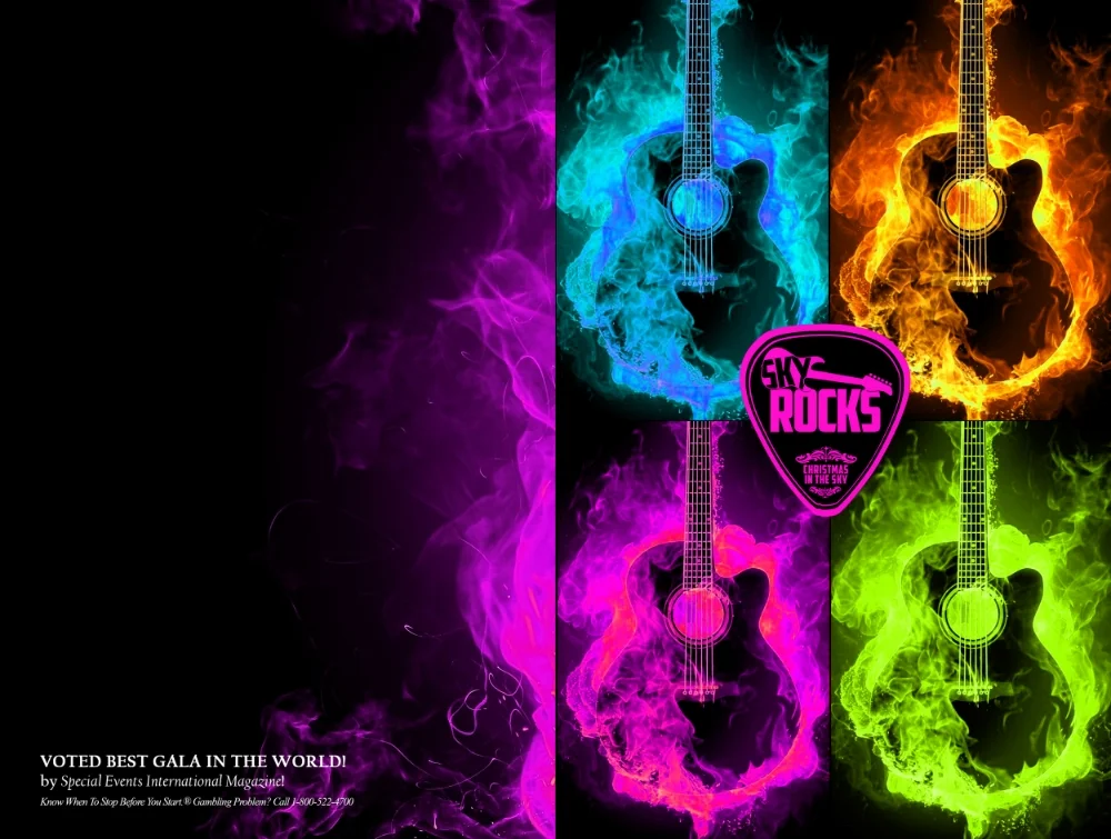 Front/Back Christmas in the Sky Invite