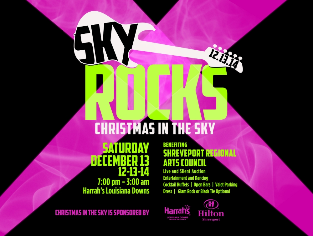 Inside Christmas in the Sky Invite