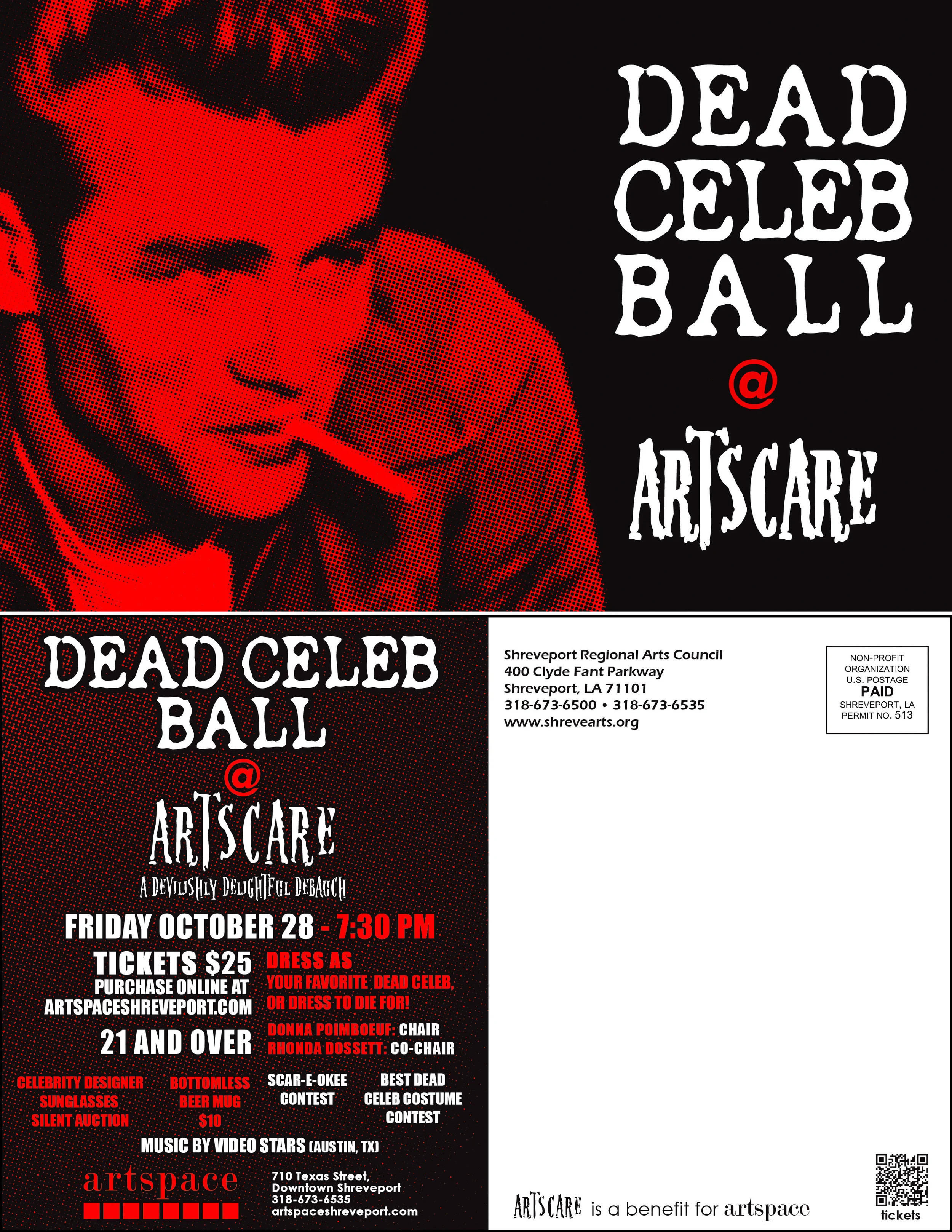 ArtScare Invite Front/Back