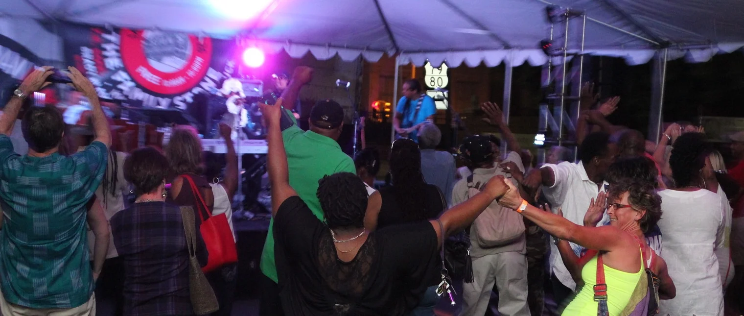 In the end all demographics showed and partied together!