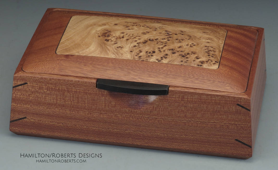 sapele Wood chest 