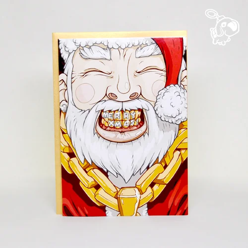 Greeting Card: $anta Card
