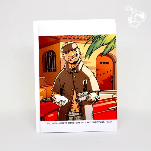 Greeting Card: Red Xmas Card