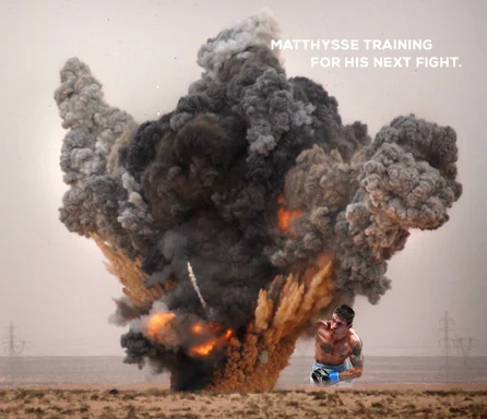 Training for the right hook. Looks like it’s working.