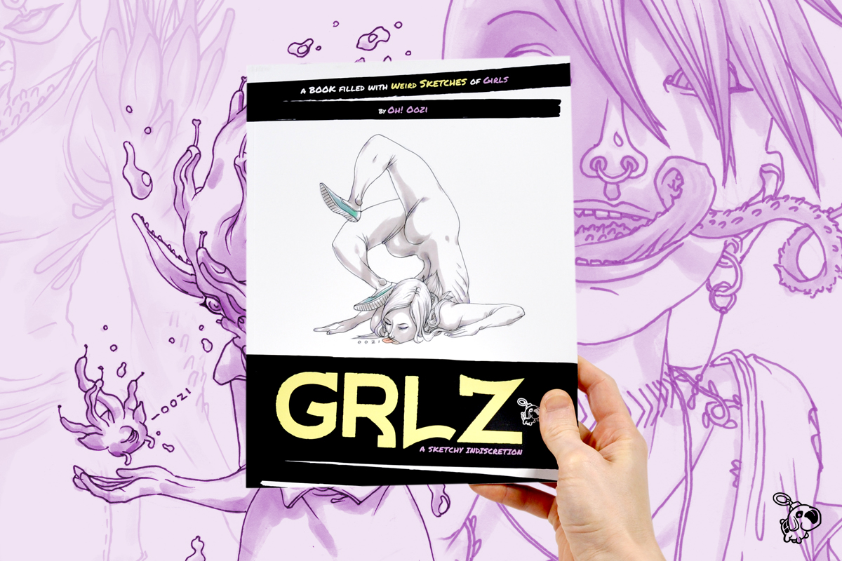 Grlz: A Sketchy Indiscretion By Oh! Oozi (Art Book, Cover)