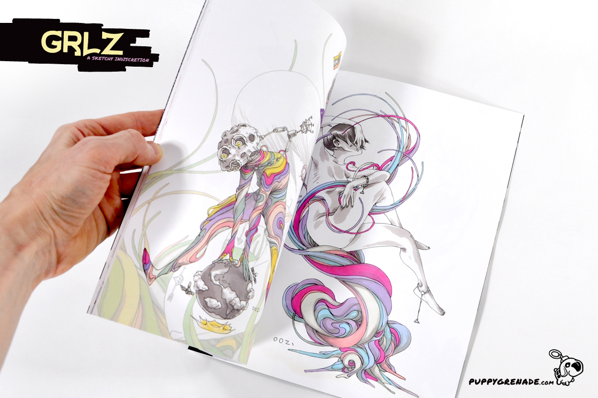 Grlz: A Sketchy Indiscretion By Oh! Oozi (Art Book, Interior)