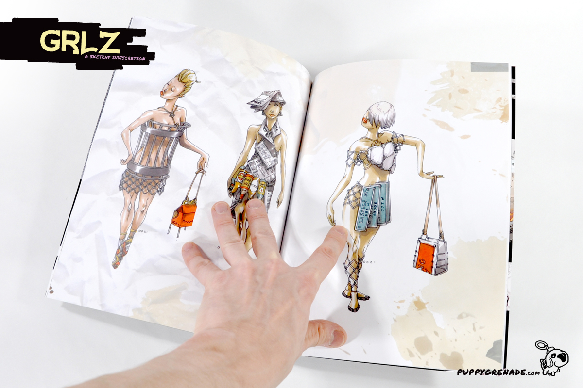 Grlz: A Sketchy Indiscretion By Oh! Oozi (Art Book, Interior)