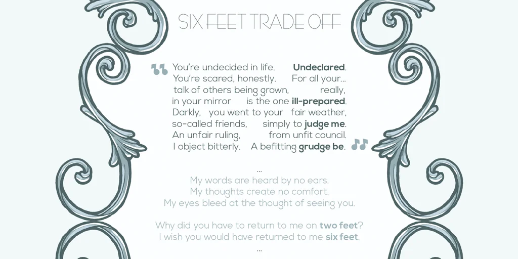 Six Feet Trade Off (Song excerp) by Oh! Oozi