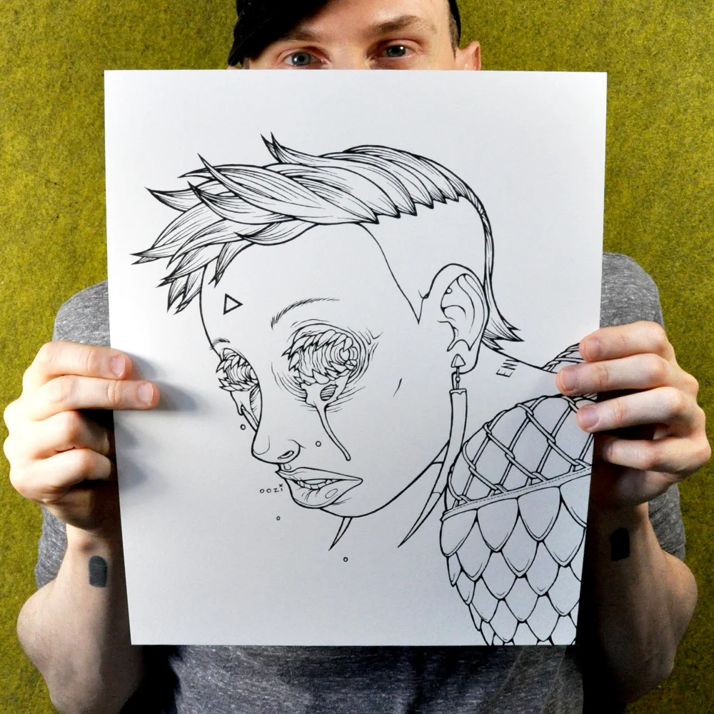 Original art: Those Eyes (GRLZ)