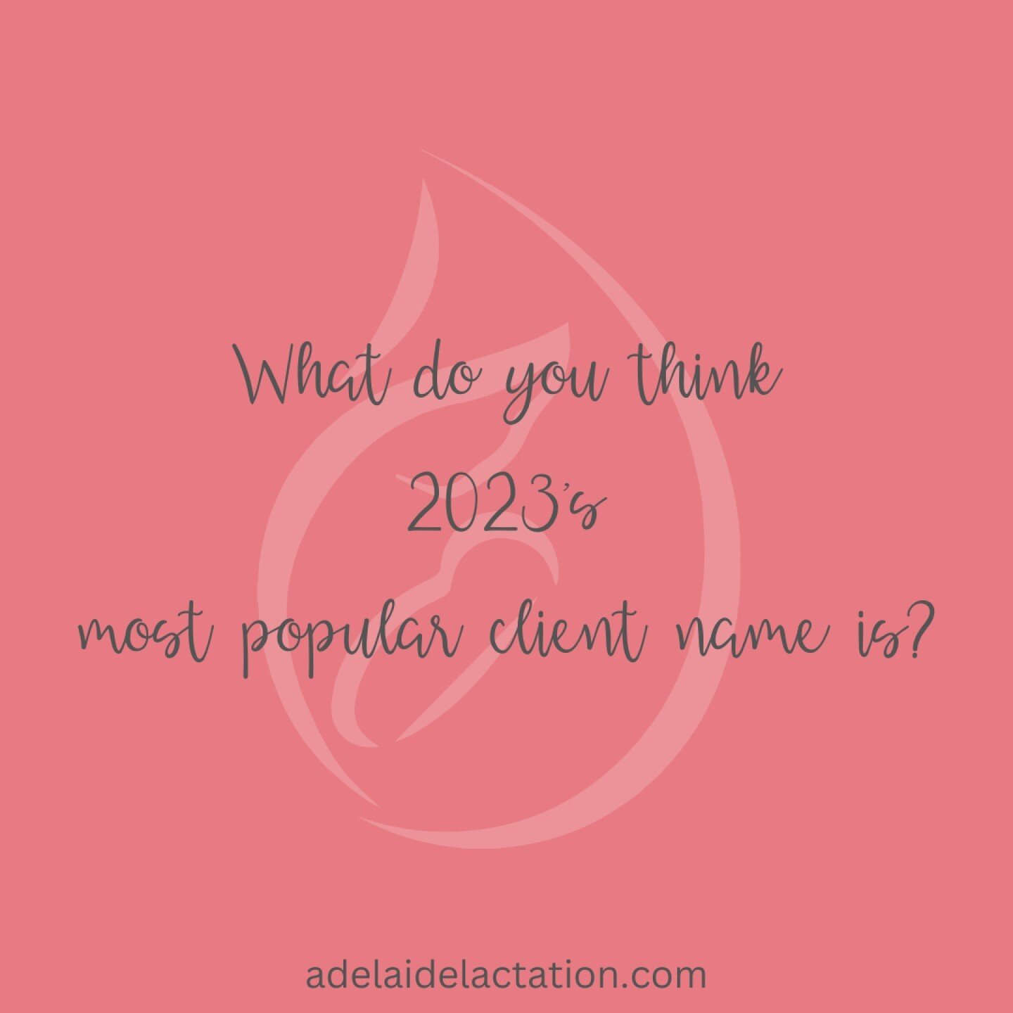 Did you know my most popular client name this year is.........
SARAH!  I have already visited 19 Sarah's in 2023.

Say 👋  if your name is Sarah!
*
*
*
*
*
#homevisits #support #breastfeeding #supportnewmums #sleepdeprived #settling #newbaby #newpare