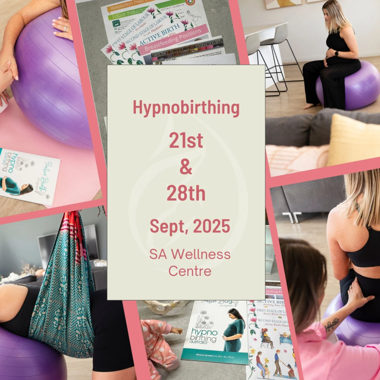 HYPNOBIRTHING AUSTRALIA™️ - POSITIVE BIRTH COURSE 
Are you 20 weeks or beyond at the end of September? If so, this course is definitely for you regardless of where you are choosing to birth! 🤰🫄🫃
Come join us at the intimate SA Wellness Cen