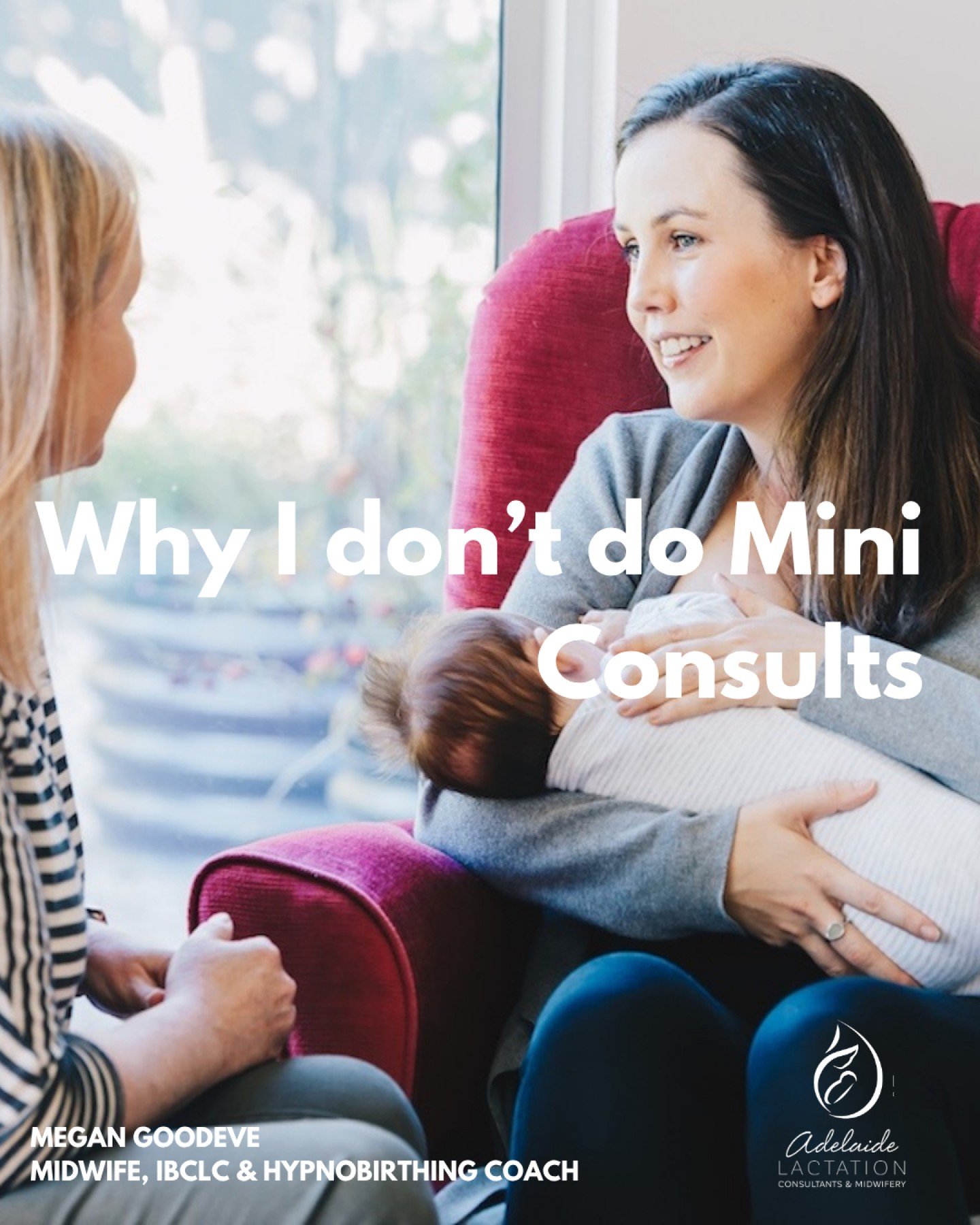 I&rsquo;m often asked if I offer mini consults, quick phone calls, or messaging-only breastfeeding support.

The answer is no &mdash; and that&rsquo;s intentional.

By the time most families book with me, they&rsquo;ve often already:
&bull; seen mult