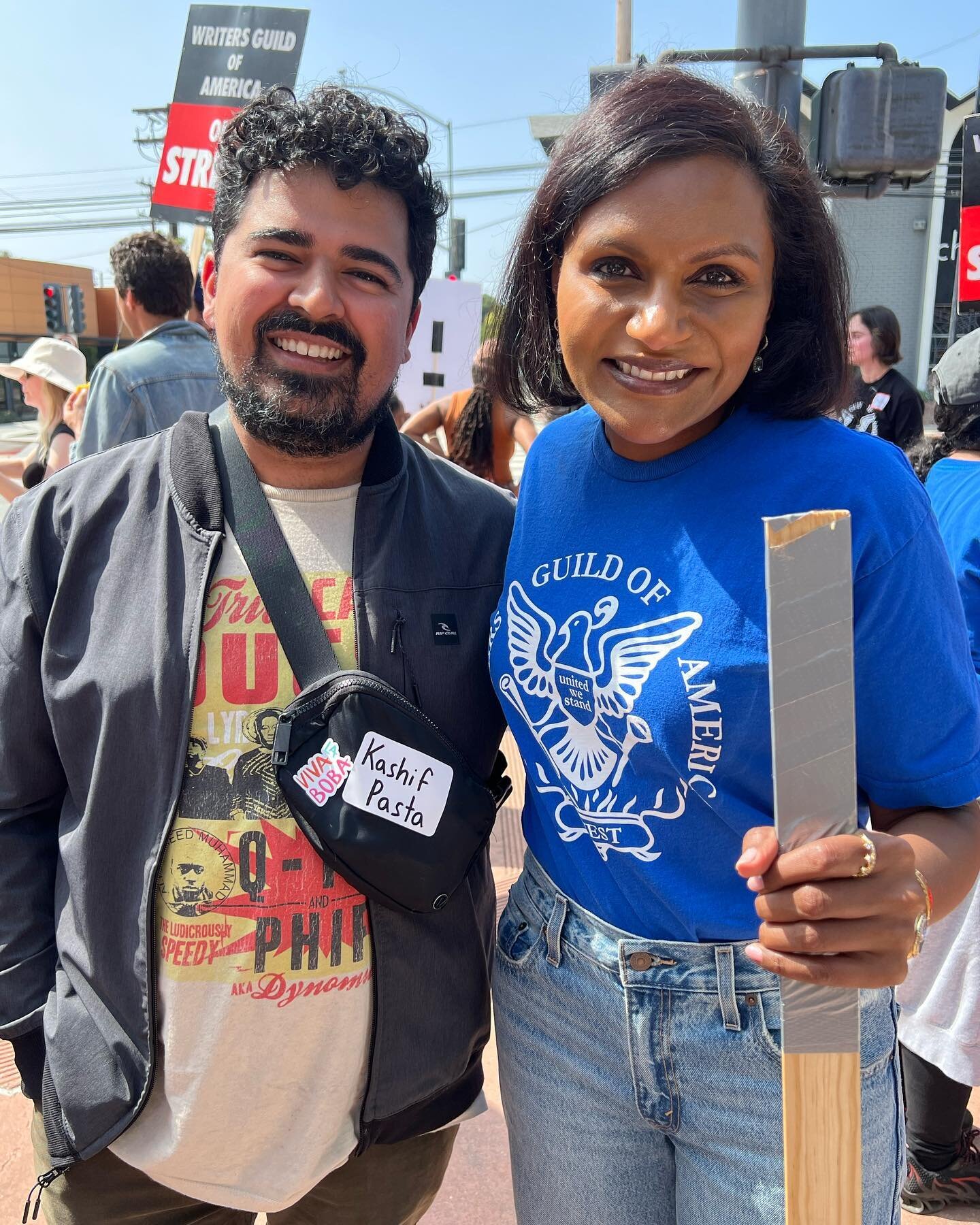 South Asians striking. Coming from 🇨🇦&rsquo;s rich history of South Asian labour movements and my years working on union comms with @pointblankca, seeing solidarity in action in my own industry means the world. Thank you to @natashachandel for orga