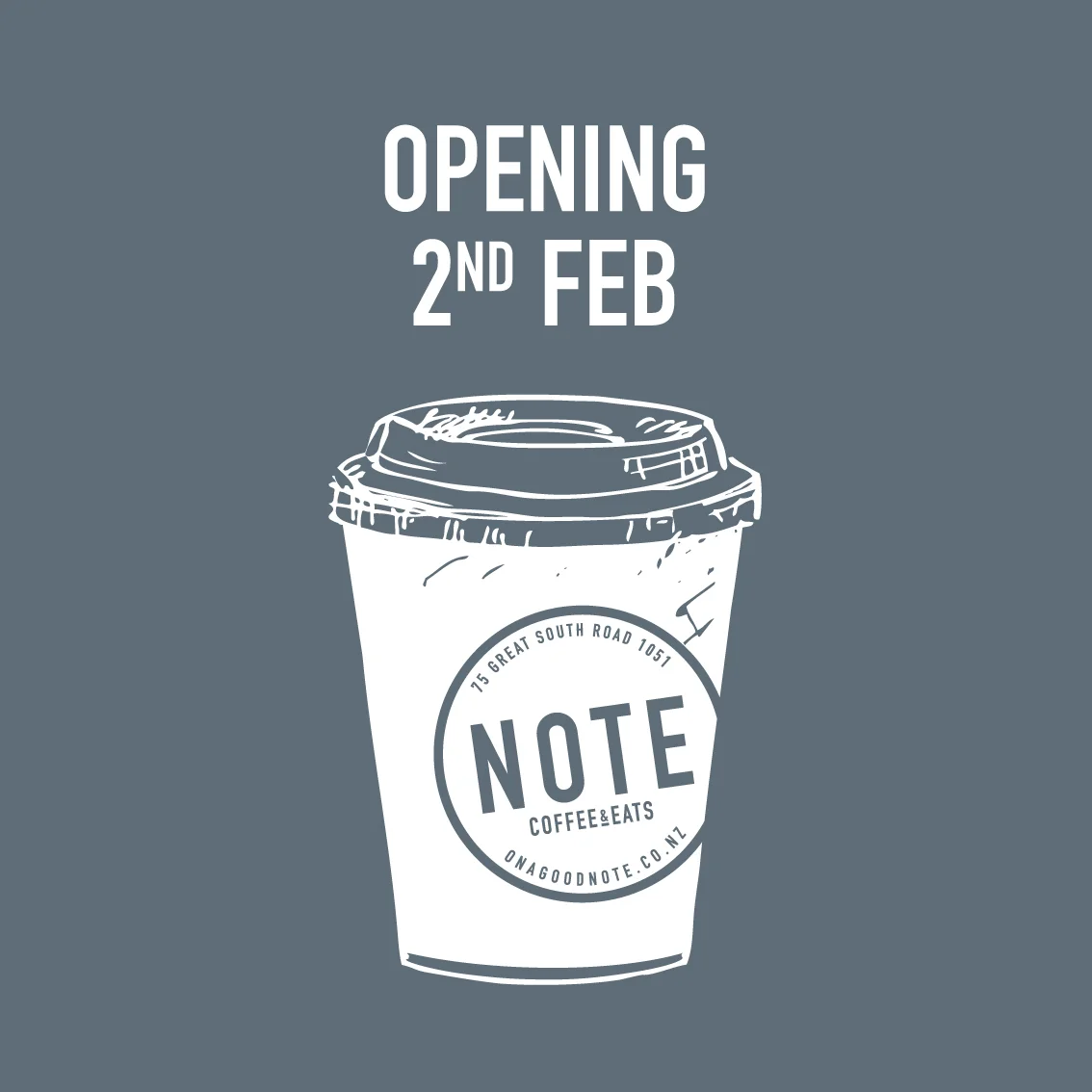 NOTE | Coffee & Eats OPENING