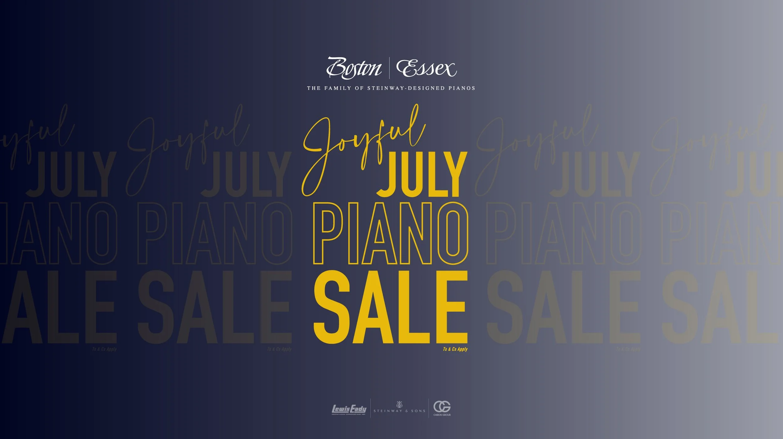 JOYFUL JULY PIANO SALE 2025