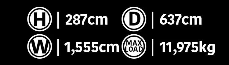40' Deployable Locker Dimensions