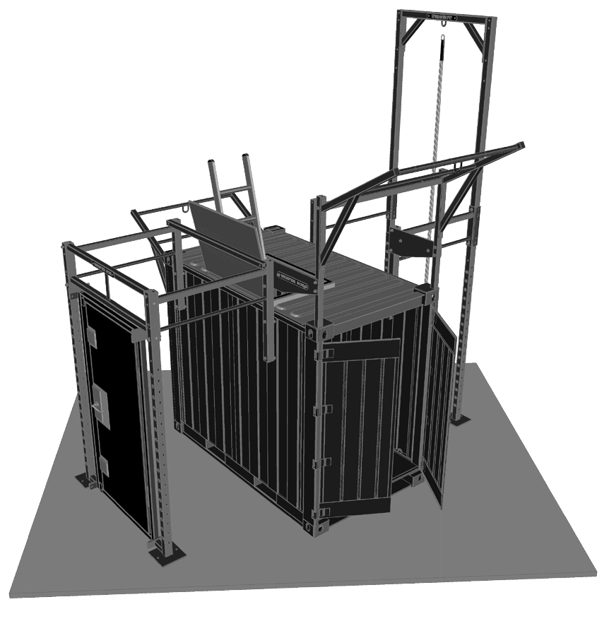 Alpha 5' Locker Breaching & Shooting Diagram