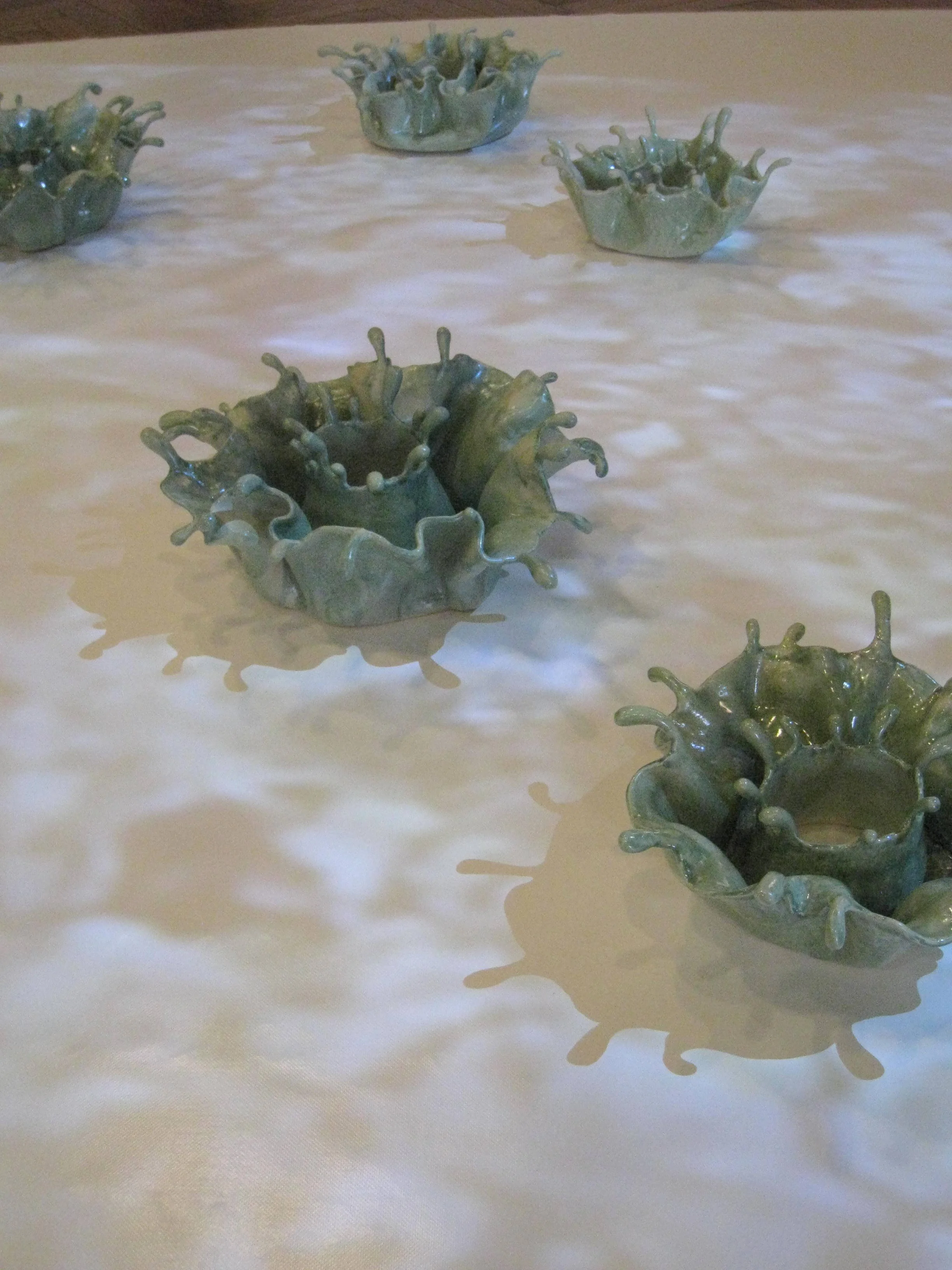  Instantáneas acuáticas - installation, video+ceramics (detail) - 2011 