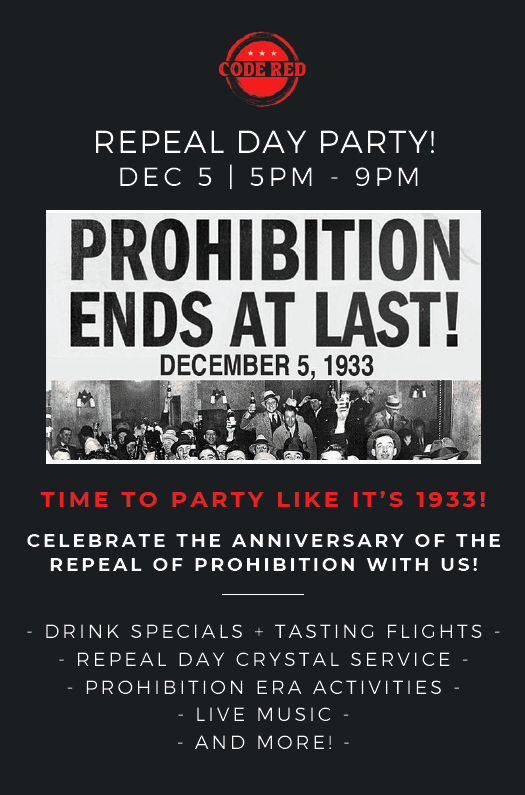 Repeal Day Party at Code Red