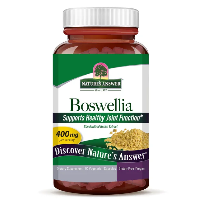 Boswellia Extract, (400mg) 90 Veg Caps, Nature’s Answer.webp