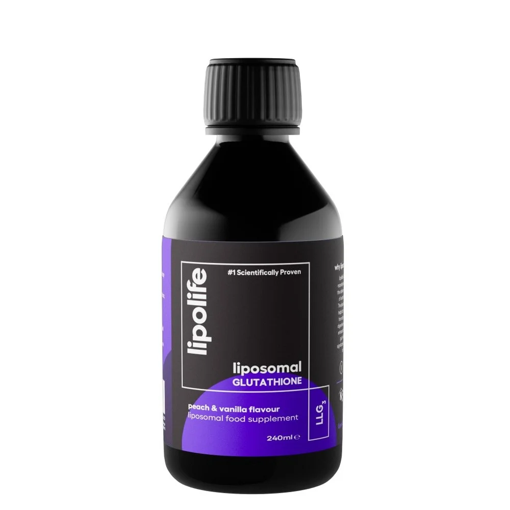 LLG3 Liposomal Glutathione (Peach & Vanilla Flavour) 240ml – Lipolife