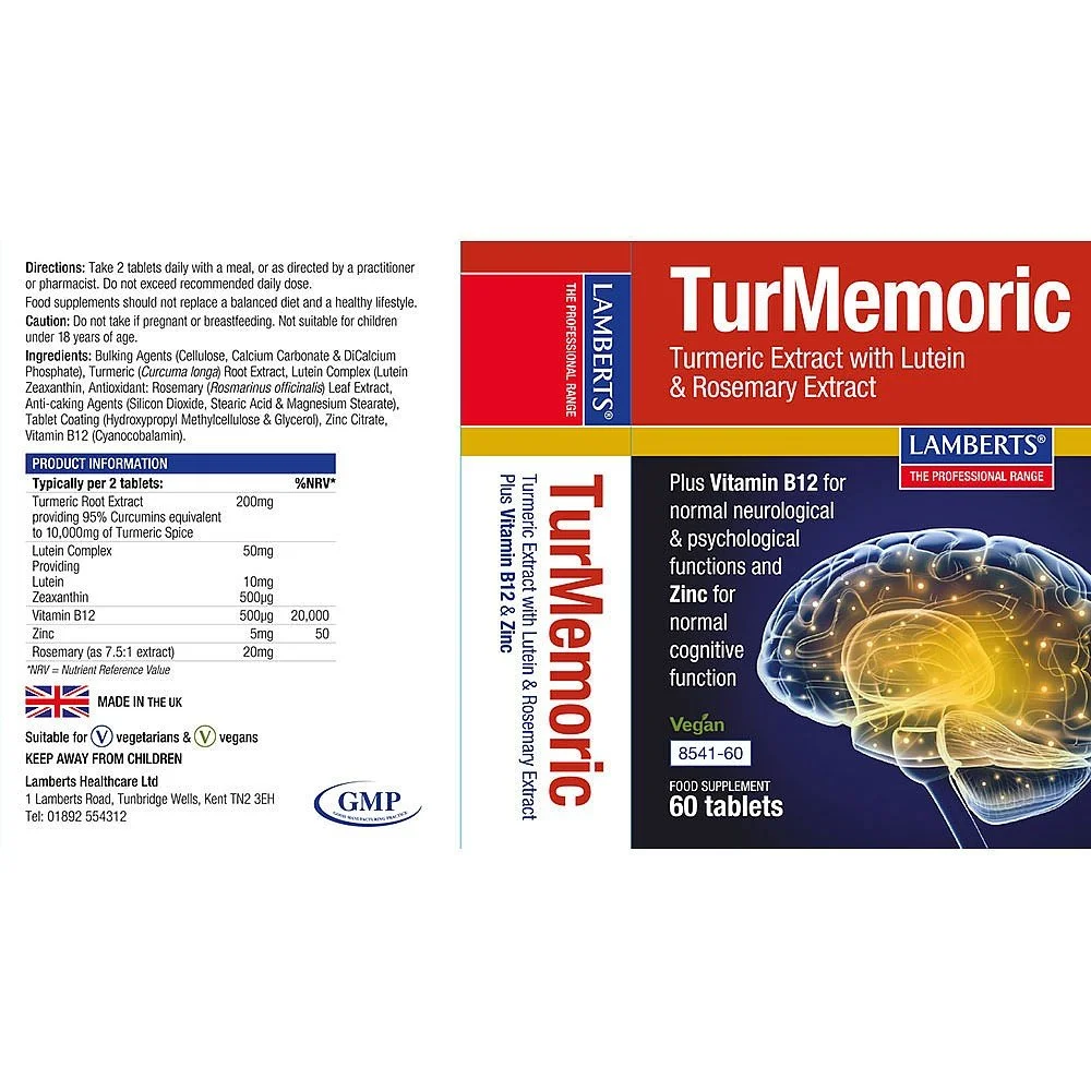 TurMemoric - 60 tablets - Lamberts ingredients.jpg