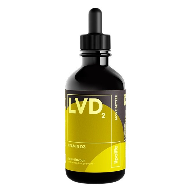 LVD2 Liposomal Vitamin D3 (Cherry Flavour) 60ml Lipolife (Vegan