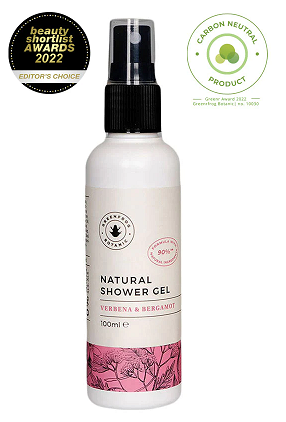 Natural Shower Gel 100ml (Verbana and Bergamot) β GreenFrog Botanic.png