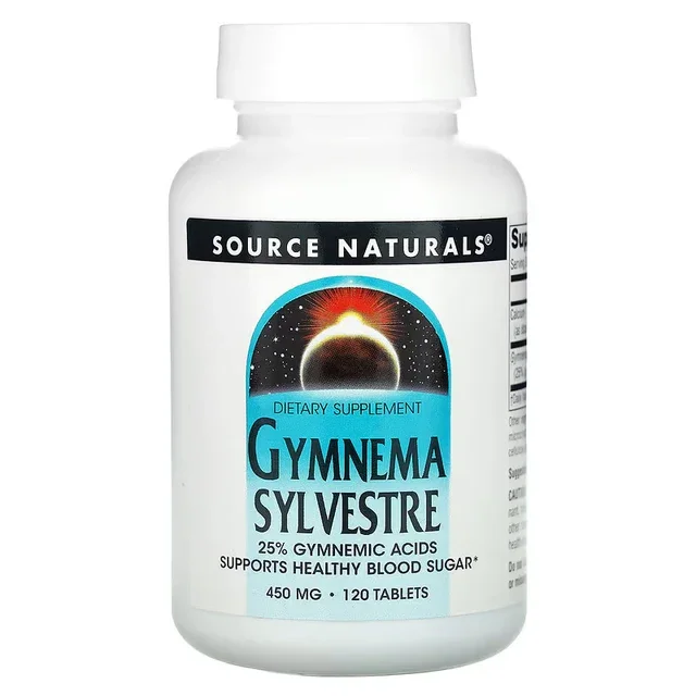 Gymnema Sylvestre, 450 mg, 120 Tablets – Source Naturals.webp