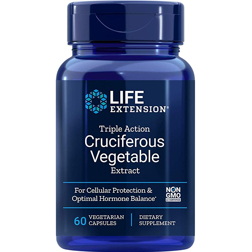 Triple Action Cruciferous Vegetable Extract, 60 Capsules – Life Extension.png
