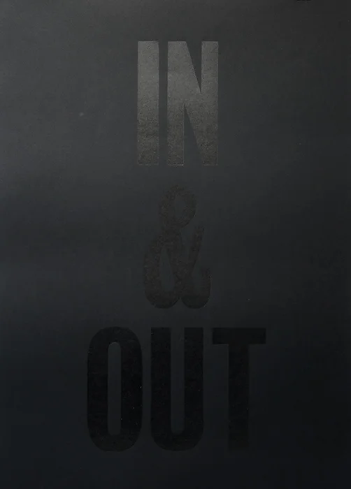 Jeffrey Louise Reed IN & OUT , 2016 letterpress print edition of 250 76x51cm