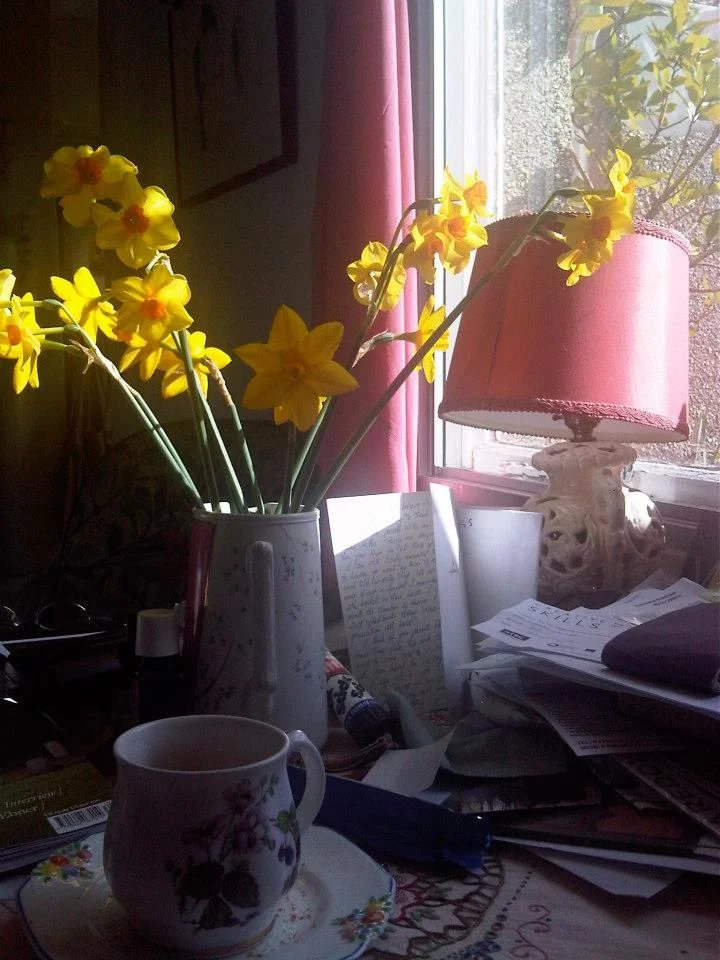 tea with Kate Walters, Cornwall 2010