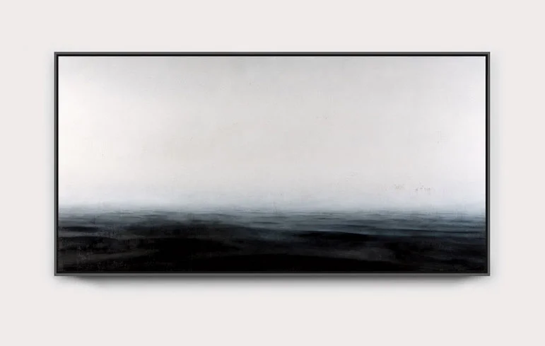 Sax Impey Veil , 2013 mixed media on panel 122x244cm