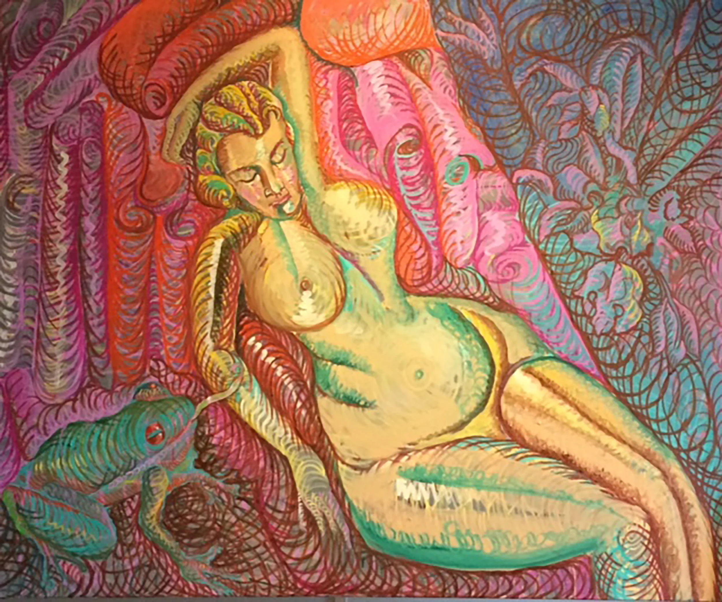 Raul Pina Metaphysical Fairytale , 2016 oil on canvas 126x152cm
