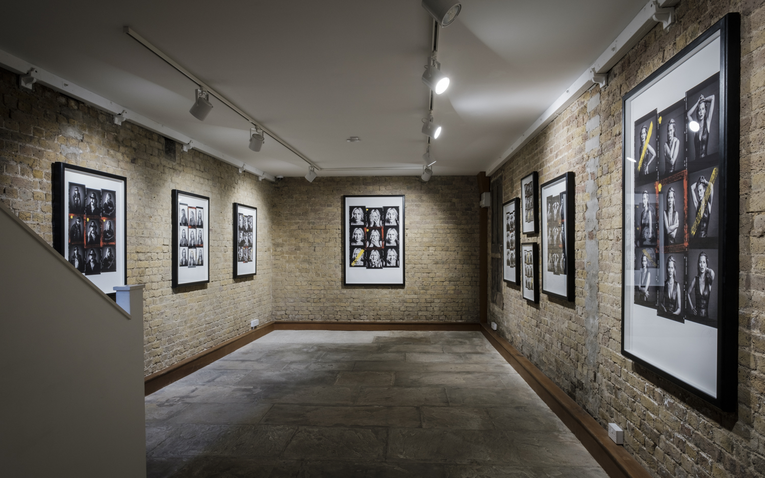 UNSEEN installation view Andy Gotts photographic portraits