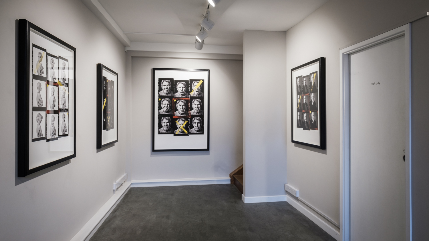 UNSEEN installation view Andy Gotts photographic portraits