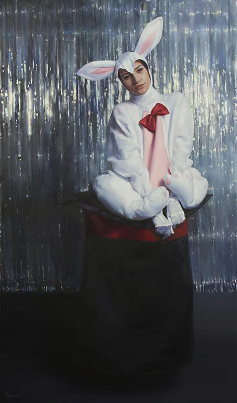 Sally Jane Fuerst Magic Rabbit, 2015 oil on canvas 122x71cm
