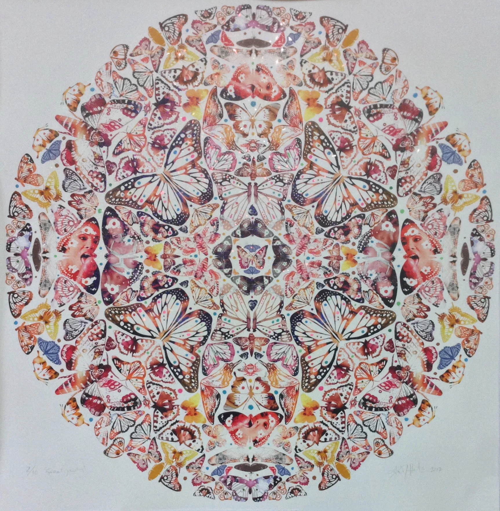 Henry Hate Secret Garden , 2017 digital mixed media, ed. of 10 70x70cm