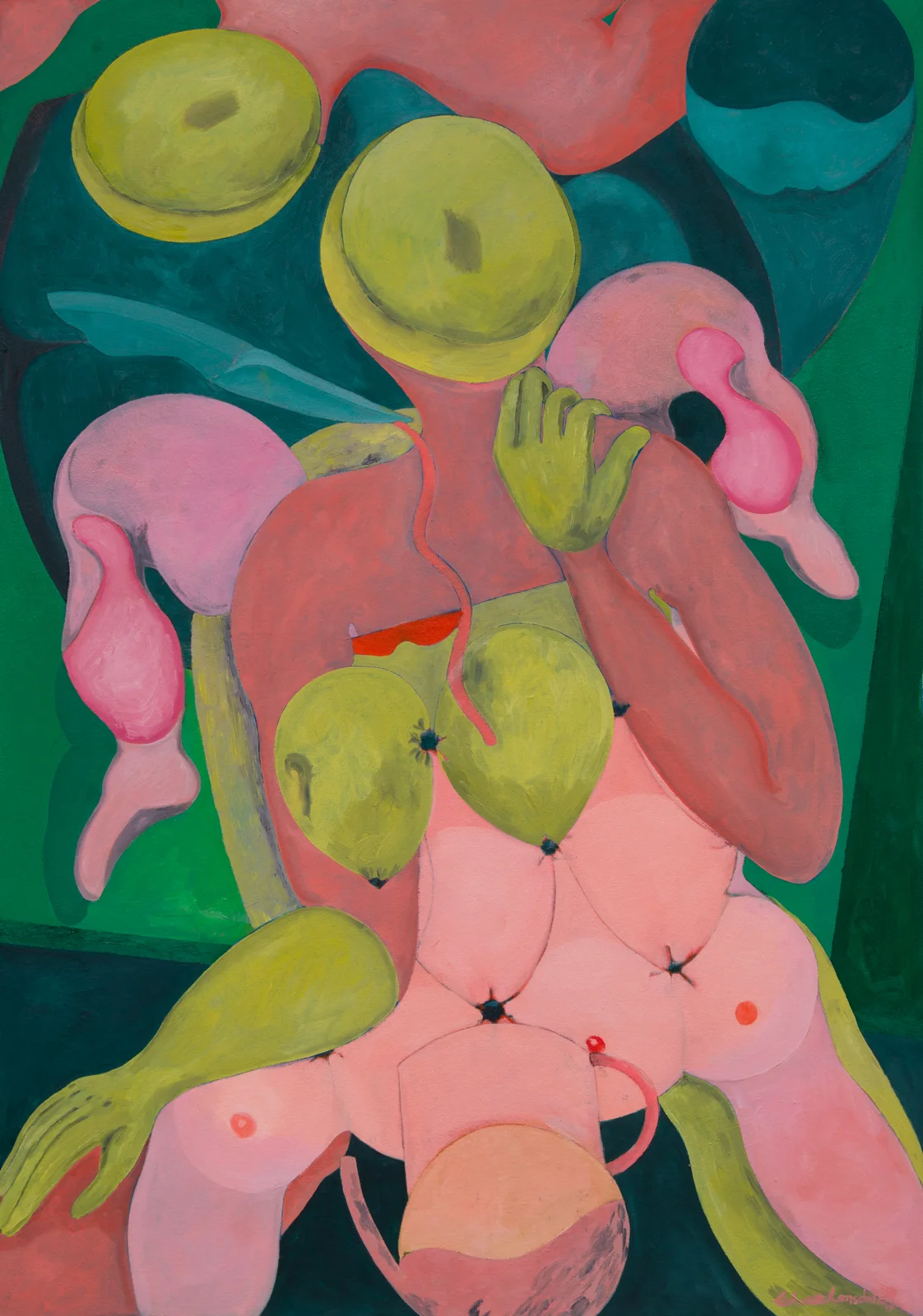 Tahnee Lonsdale Me as You oil on canvas 100x70cm