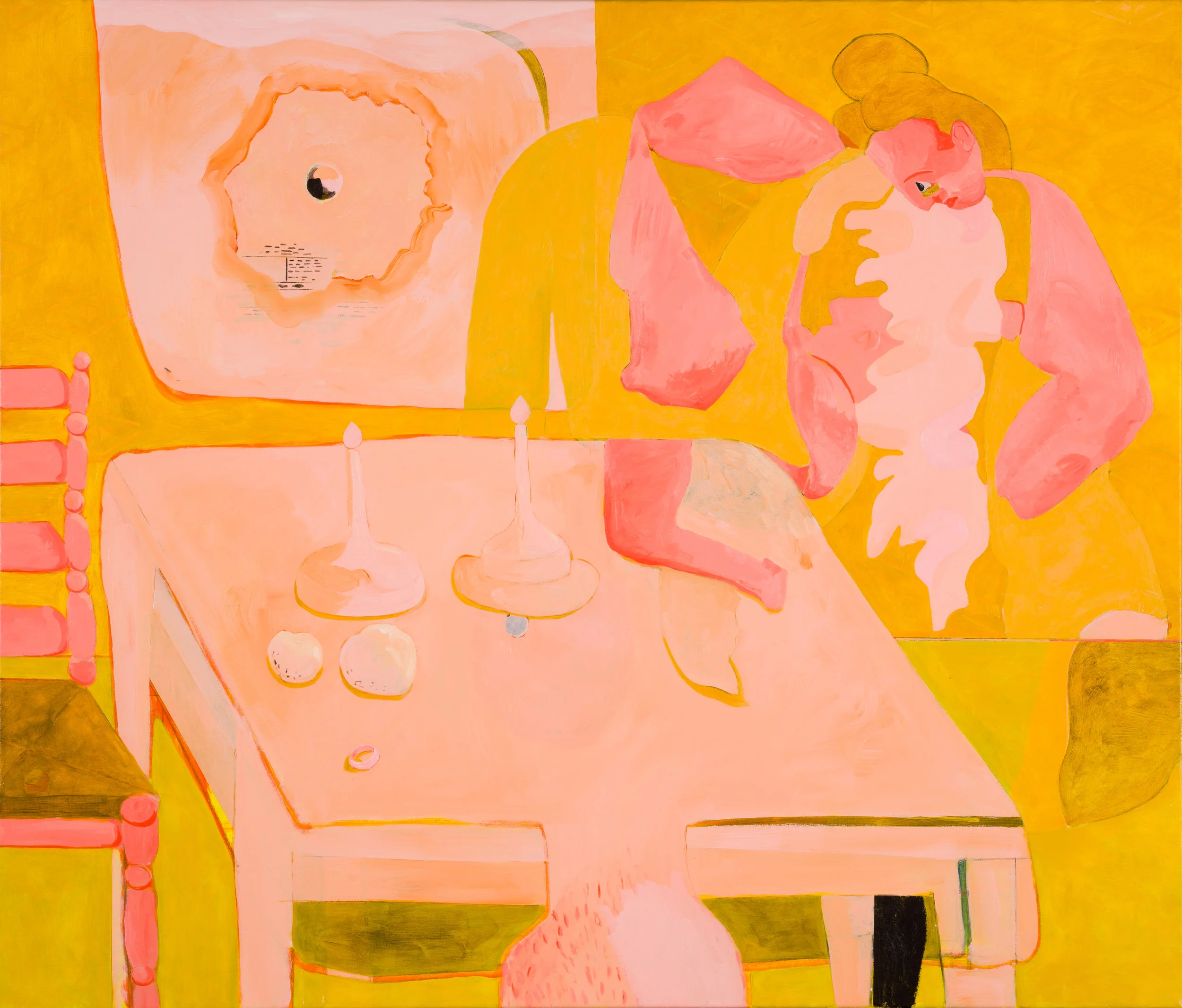 Tahnee Lonsdale My Table oil on canvas 100x120cm