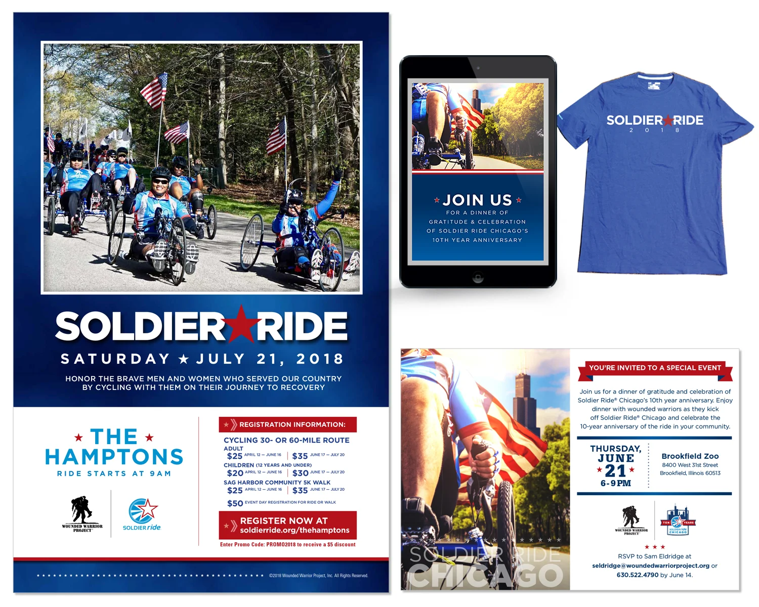 National Branding and Advertising for Soldier Ride® Campaign