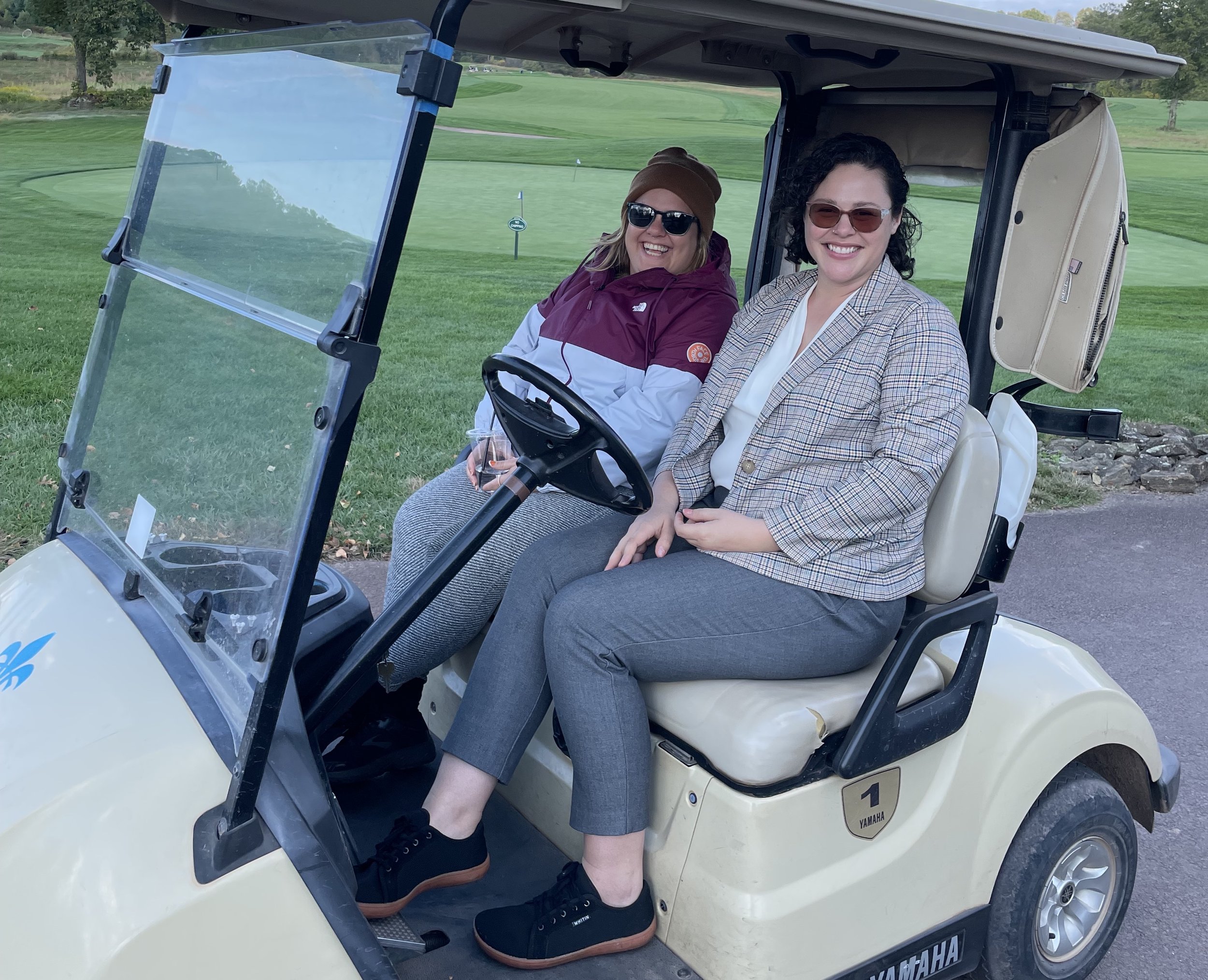 Lauren & Krysta in Golf Cart.jpg